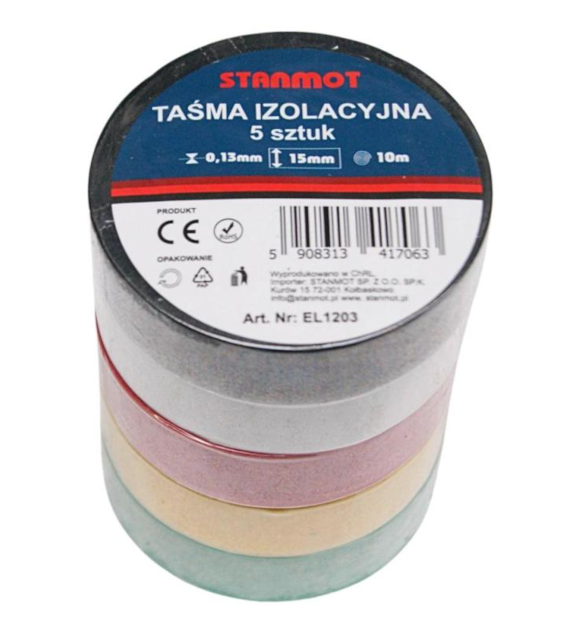 TAŚMA IZOLACYJNA 19/25 CZARNA