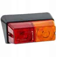 LAMPA TYLNA T25 PRAWA METAL WASSA
