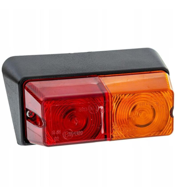 LAMPA TYLNA T25 PRAWA METAL WASSA