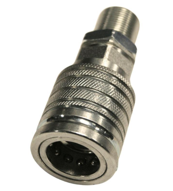 GNIAZDO HYDRAULICZNE EURO M22*1,5 Z DŁUGIM GWINTEM