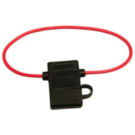 GNIAZDO BEZPIECZNIKA PŁASKIEGO 20mm Z PRZEWODEM 1,5mm