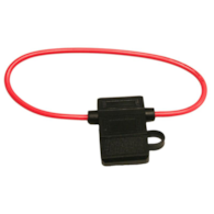 GNIAZDO BEZPIECZNIKA PŁASKIEGO 20mm Z PRZEWODEM 2,5mm