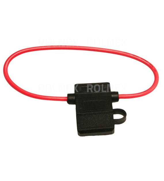 GNIAZDO BEZPIECZNIKA PŁASKIEGO 20mm Z PRZEWODEM 2,5mm