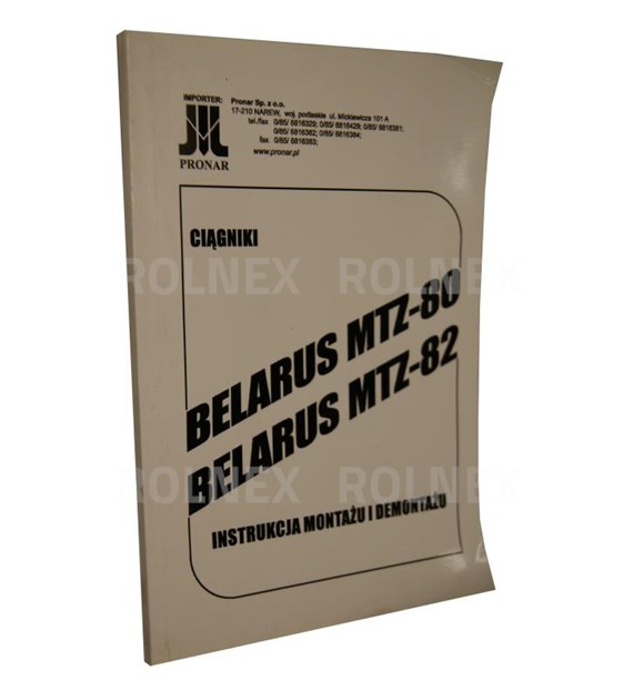 INSTRUKCJA MONTAŻU I DEMONTAŻU MTZ-80/82