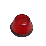 LAMPA OBRYSOWA CZERWONA NISKA