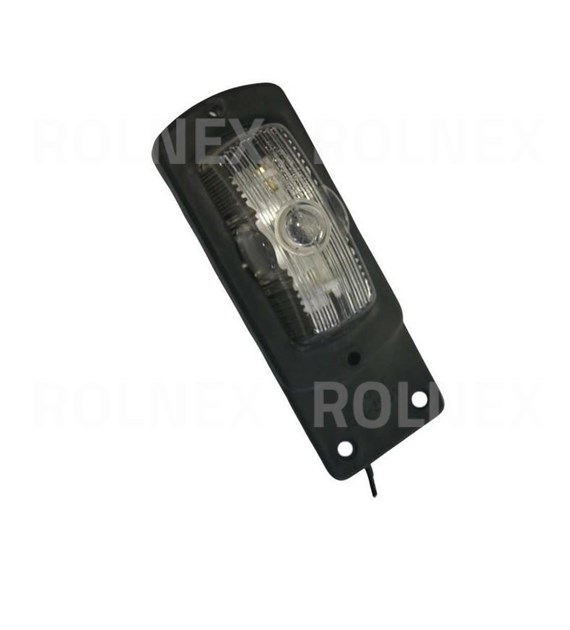 LAMPA OBRYSOWA NA GUMIE BIAŁA