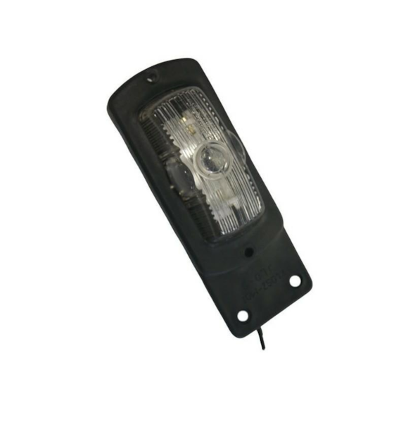 LAMPA OBRYSOWA NA GUMIE BIAŁA