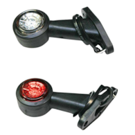 LAMPA OBRYSOWA BOCZNA SKOŚNA NISKA LED