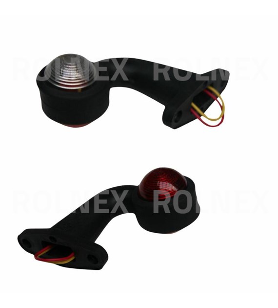 LAMPA OBRYSOWA BOCZNA WYGIĘTA NISKA