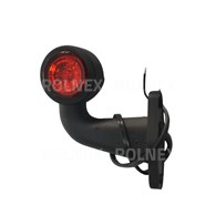 LAMPA OBRYSOWA BOCZNA WYGIĘTA NISKA LED