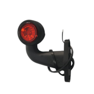 LAMPA OBRYSOWA BOCZNA WYGIĘTA NISKA LED
