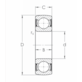 ŁOŻYSKO K6207 2RS PBF 35*72*17
