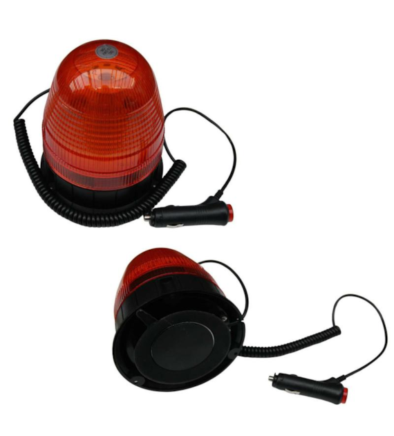KOGUT BŁYSKOWY LED 12/24Vmagnes 160x140 mm 60W