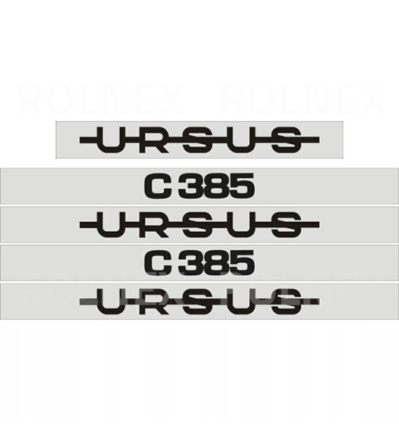 KOMPLET NAKLEJEK URSUS C385
