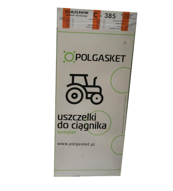 KOMPLET USZCZELEK SILNIKA GŁOWIC TYP1604 C385 POLGASKET