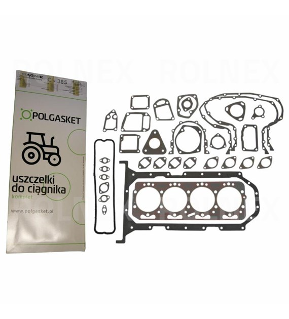 KOMPLET USZCZELEK SILNIKA C385 4C POLGASKET 1002 1004 1012 1014