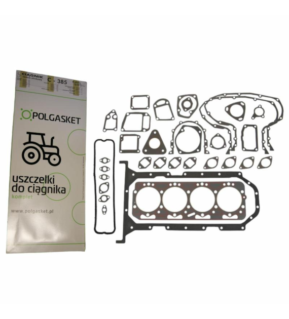 KOMPLET USZCZELEK SILNIKA C385 4C POLGASKET 1002 1004 1012 1014