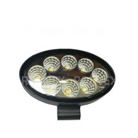 LAMPA ROBOCZA OWALNA 8 LED GŁADKIE SZKŁO