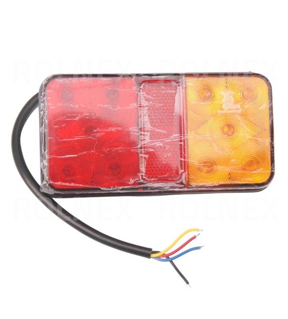 LAMPA TYLNA ZESPOLONA 16 LED 12/24V