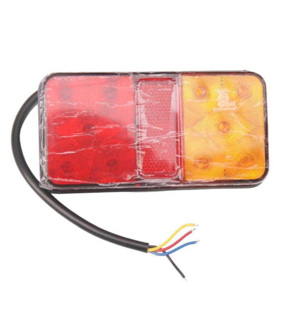LAMPA TYLNA ZESPOLONA 16 LED 12/24V