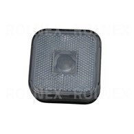 LAMPA OBRYSOWA KWADRATOWA Z ODBLASKIEM