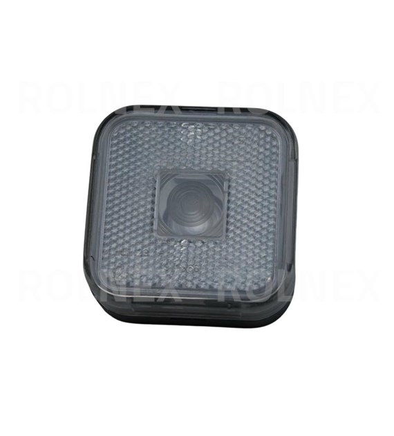 LAMPA OBRYSOWA KWADRATOWA Z ODBLASKIEM