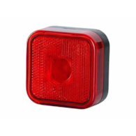 LAMPA OBRYSOWA KWADRATOWA Z ODBLASKIEM