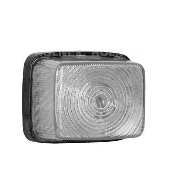 LAMPA OBRYSOWA PROSTOKĄTNA BIAŁA L1038