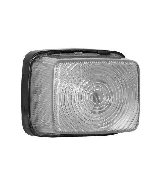 LAMPA OBRYSOWA PROSTOKĄTNA BIAŁA L1038