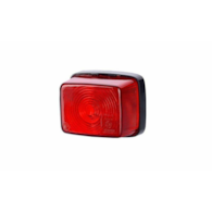 LAMPA OBRYSOWA PROSTOKĄTNA CZERWONA L1039