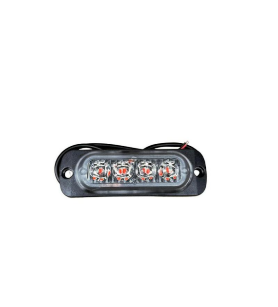 LAMPA OBRYSOWA LED CZERWONA 4W