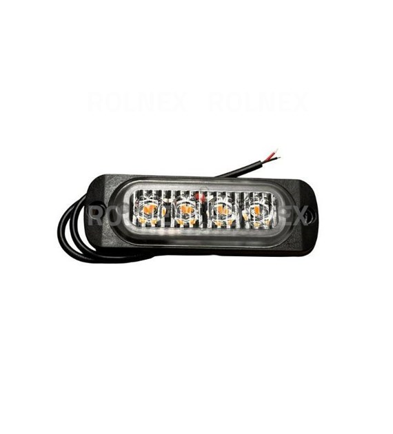 LAMPA OBRYSOWA LED POMARAŃCZOWA 4W