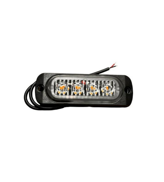 LAMPA OBRYSOWA LED POMARAŃCZOWA 4W