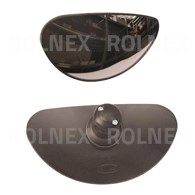 LUSTERKO PANORAMICZNE Z GAŁKĄ 265x155 TRÓJKĄTNE