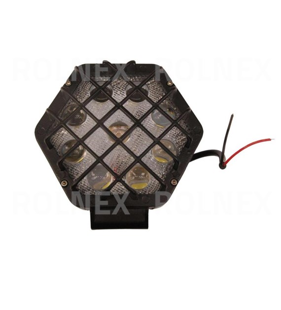 LAMPA ROB. KWADRATOWA LED 27W Z KRATKĄ 3x9W HQ