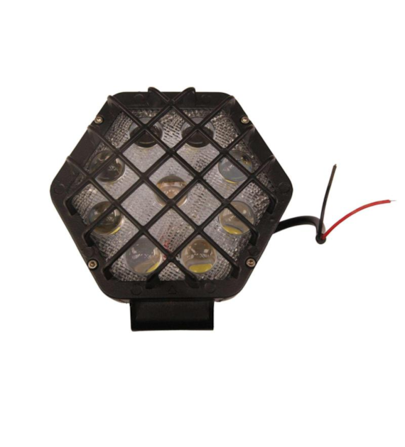LAMPA ROB. KWADRATOWA LED 27W Z KRATKĄ 3x9W HQ