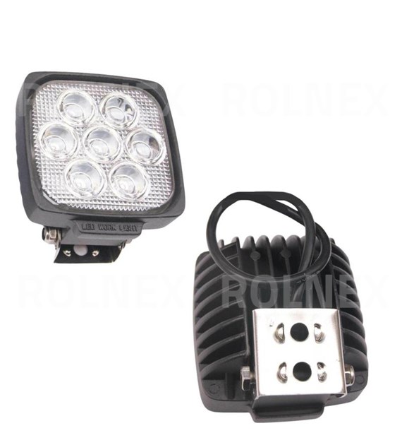 LAMPA ROBOCZA KWADRATOWA LED CREE 35W 7LED 7x5W; 10-30V;  3600Lm; 110x110x70