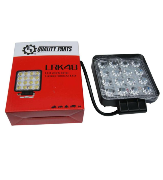 LAMPA ROB. KWADRATOWA LED 48W 16 LED