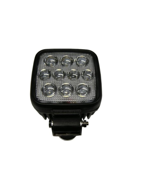 LAMPA ROB. KWADRATOWA LED CREE 50W 10LED 5x10W; 10-30V; 5000Lm; 125x125x100 KLOSZ-MOT