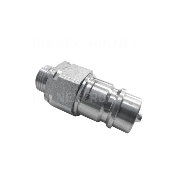 WTYKA HYDRAULICZNA EURO M18X1,5  WARYŃSK GWINT ZEWNĘTRZNY