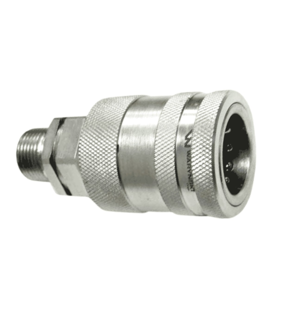 GNIAZDO HYDRAUL EURO M18*1,5 WARYŃS GWINT ZEWNT. PUSH-PULL Z ELIMINATOREM CIŚNIENIA