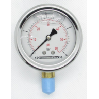 MANOMETR GLICERYNOWY 0-4 BAR RADIALNY