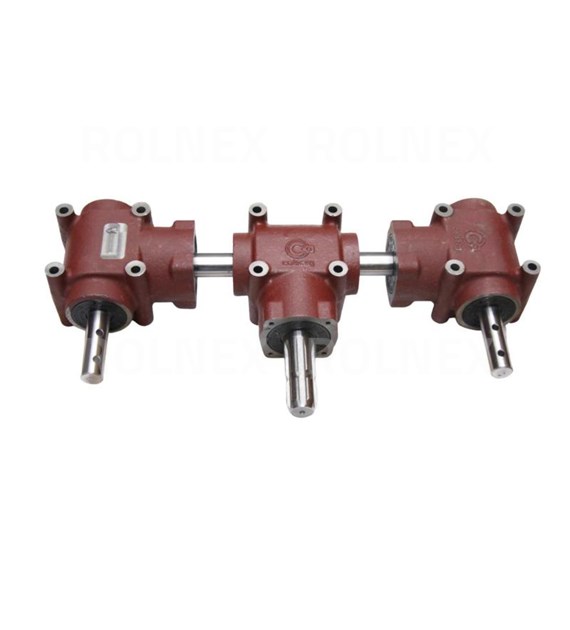 PRZEKŁADNIA DO ROZSIEWACZA NAW. POTRÓJNA ZESPÓŁ 3 PRZEKŁADNI 450MM ŻELIWNA JANPOL