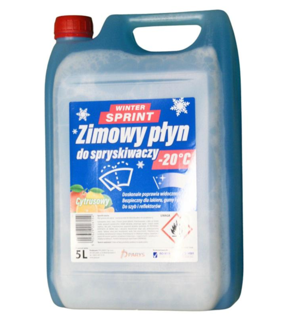 PŁYN DO SPRYSKIWACZY 5L ZIMOWY -20 WIMTERSPRINT ETANOL