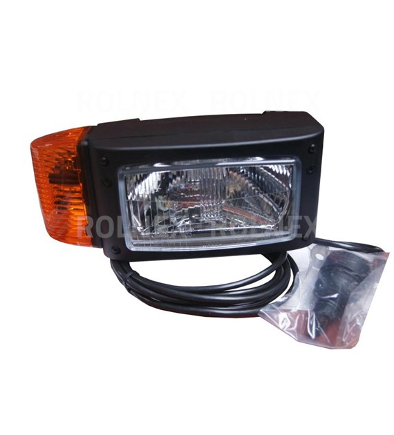 REFLEKTOR H4 PRAWY WESEM Z KIERUNKOWSKAZEM W OBUDOWIE