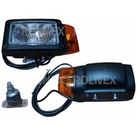 REFLEKTOR H4 LEWY 24V WESEM Z KIERUNKOWSKAZEM W OBUDOWIE