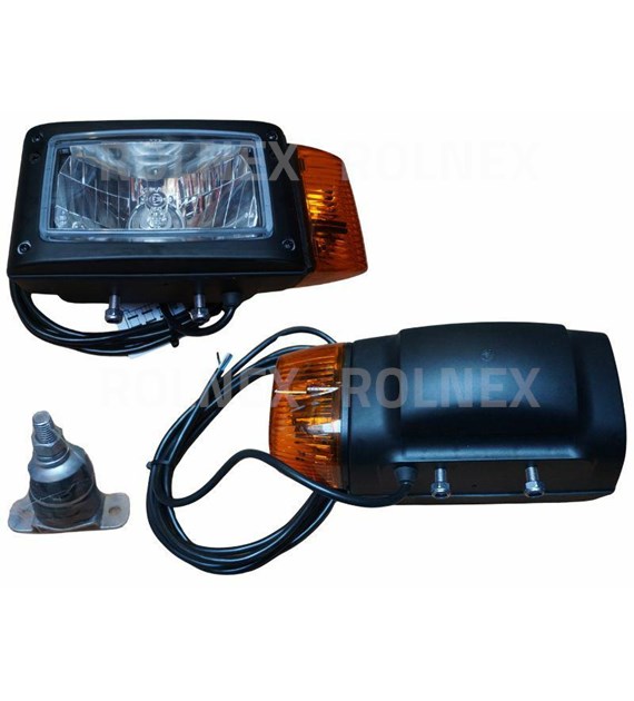 REFLEKTOR H4 LEWY 24V WESEM Z KIERUNKOWSKAZEM W OBUDOWIE