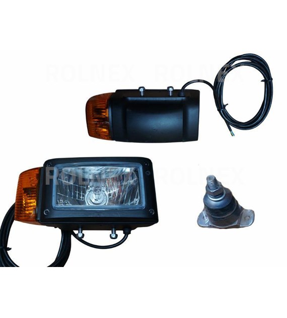 REFLEKTOR H4 PRAWY 24V WESEM Z KIERUNKOWSKAZEM W OBUDOWIE