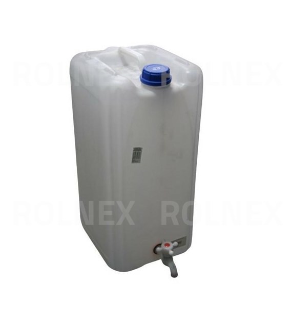 KANISTER PLASTIKOWY Z KRANIKIEM 30L KRAN PLASTIKOWY