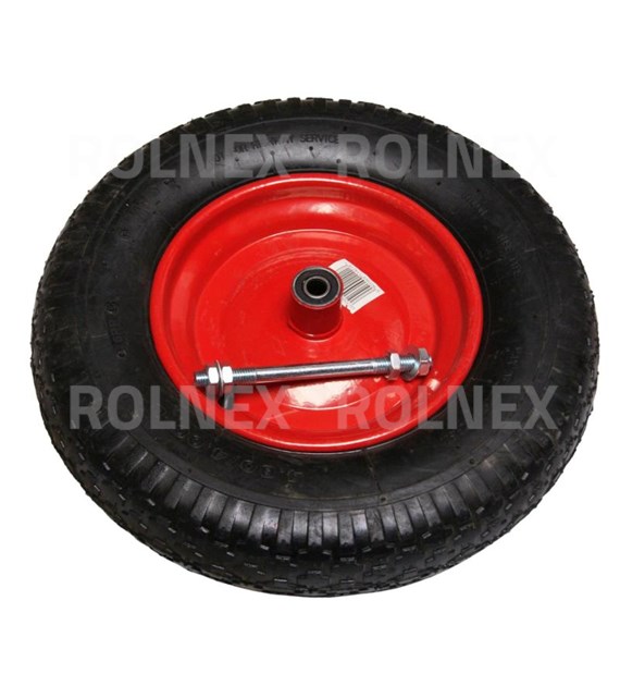 KOŁO DO TACZKI 400*8 2PR G71012 + OŚKA